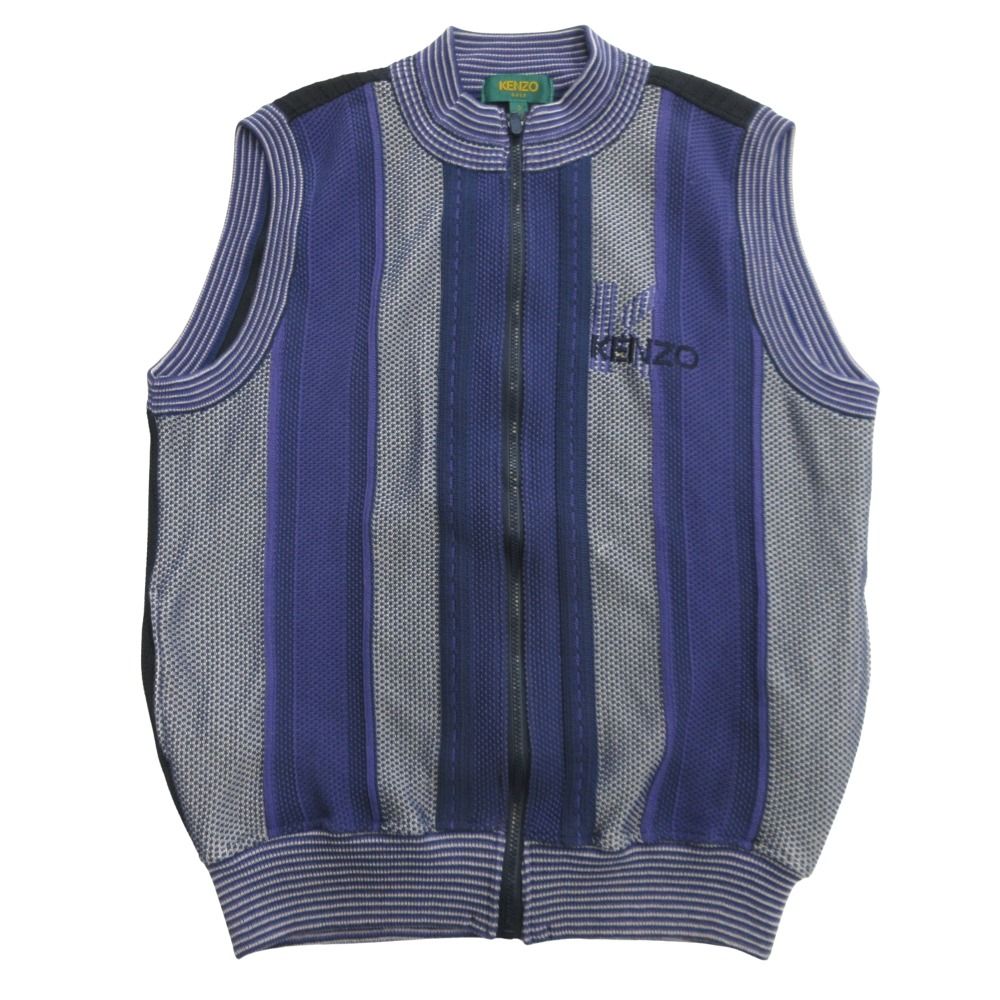 美品 KENZO GOLF ケンゾー ゴルフ 90's ジップアップ ベスト