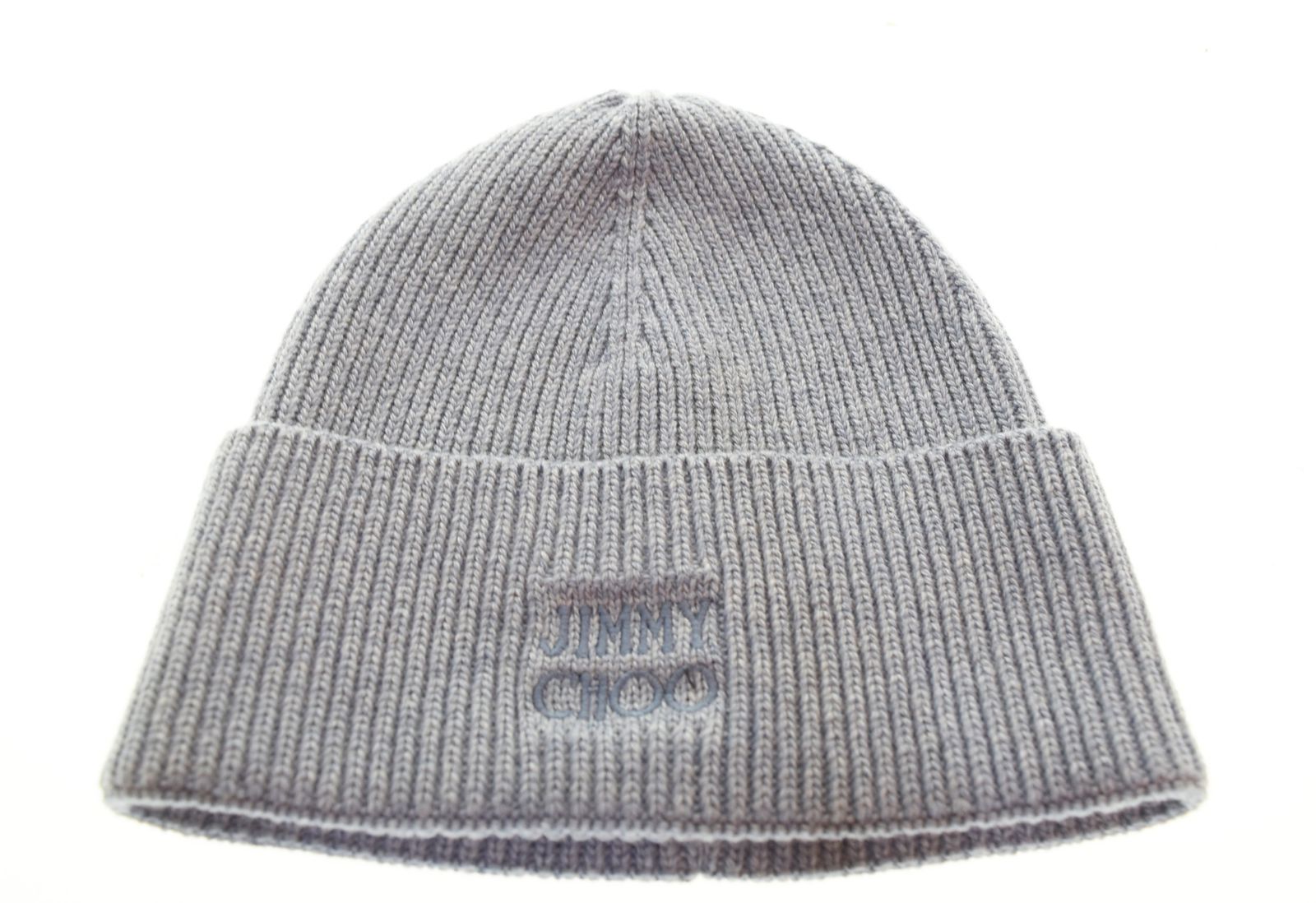 ジミーチュウ JIMMY CHOO ウール DOMI BEANIE ロゴニット 帽子 メンズ