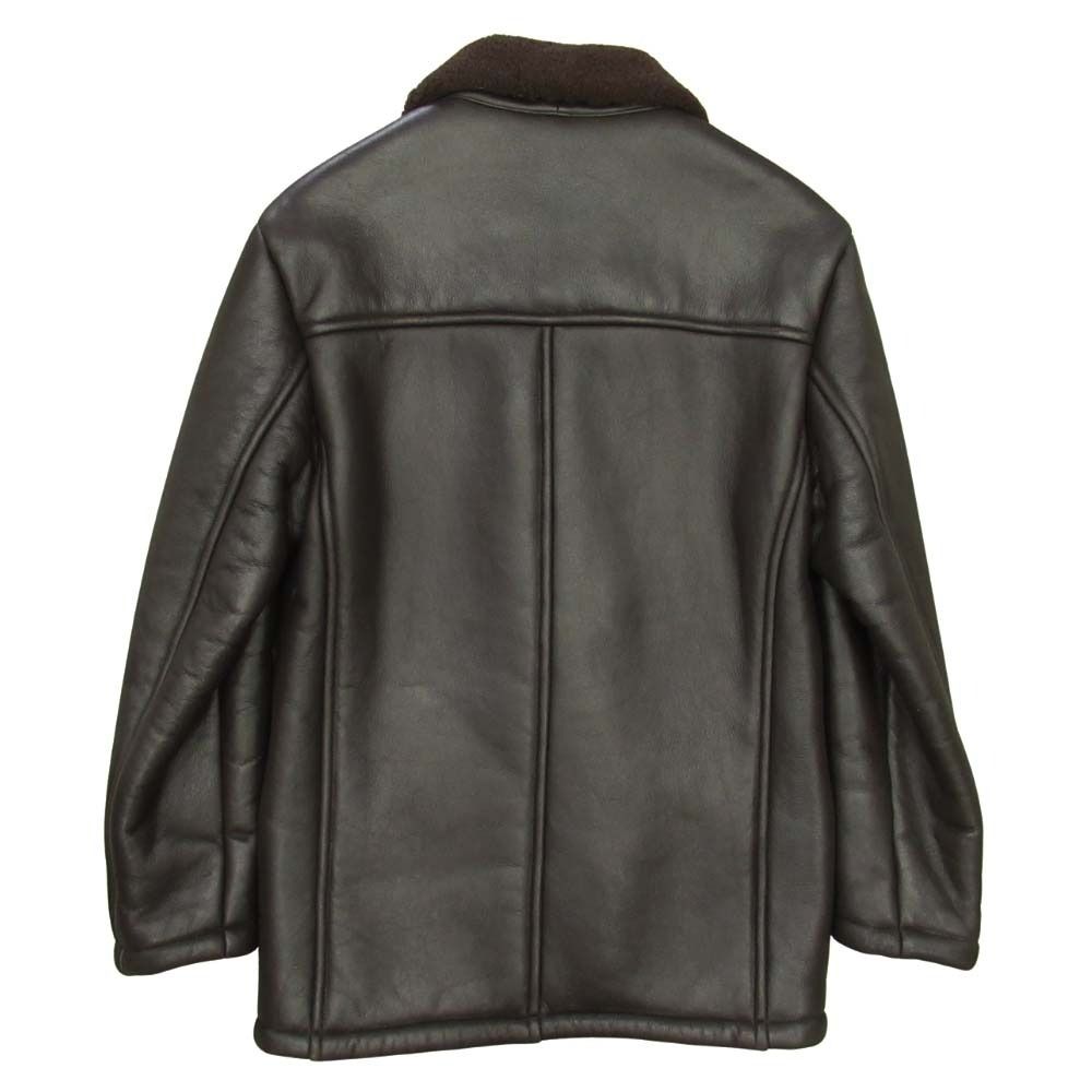 美品 Calvin Klein カルバンクライン ボア ムートンコート 羊革 ステン