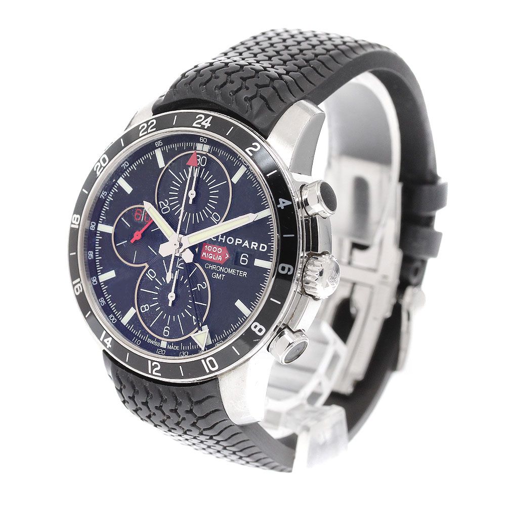 訳あり ショパール Chopard 8550 ミッレミリア2012 GMT クロノグラフ