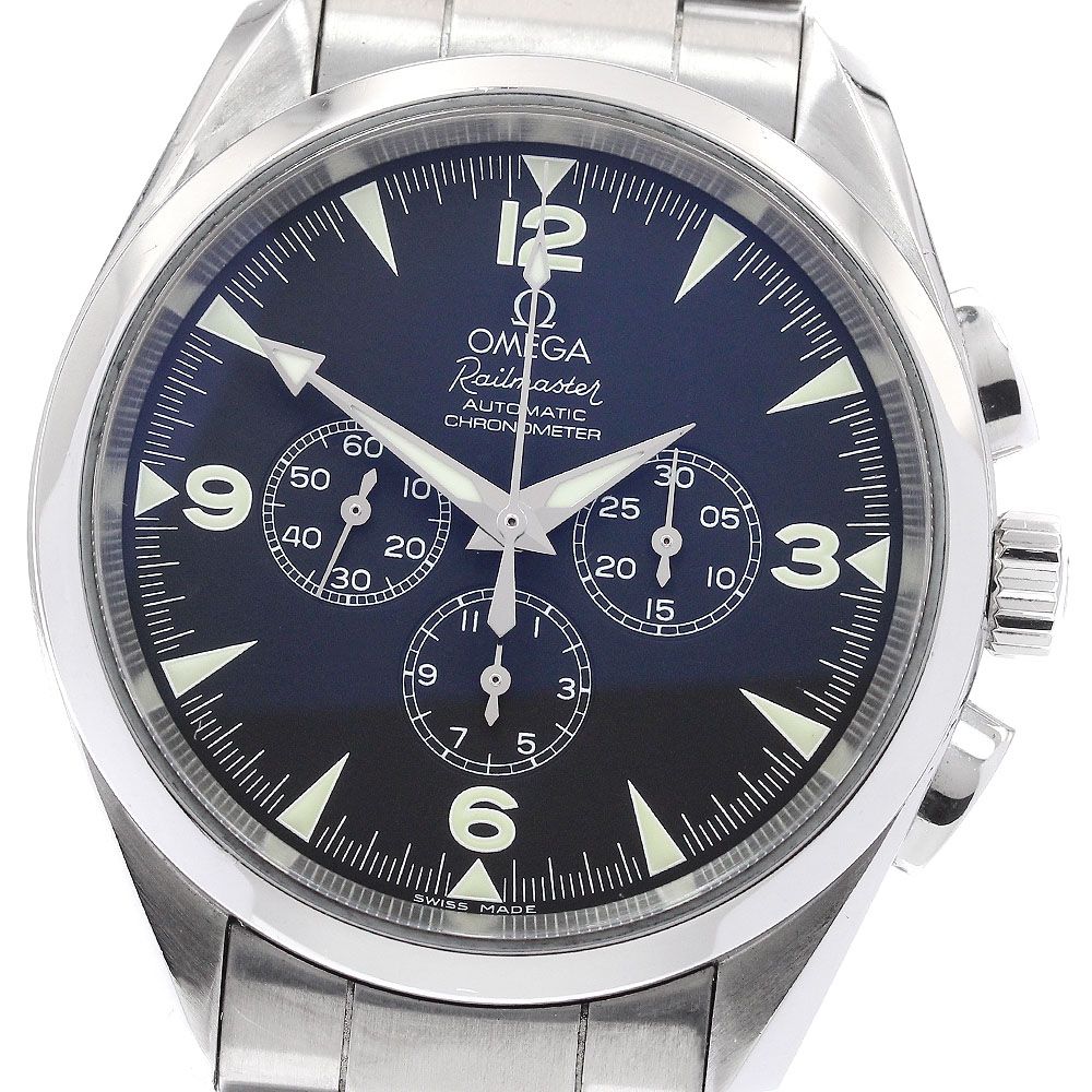 オメガ OMEGA 2512.52 シーマスター アクアテラ レイルマスター クロノ