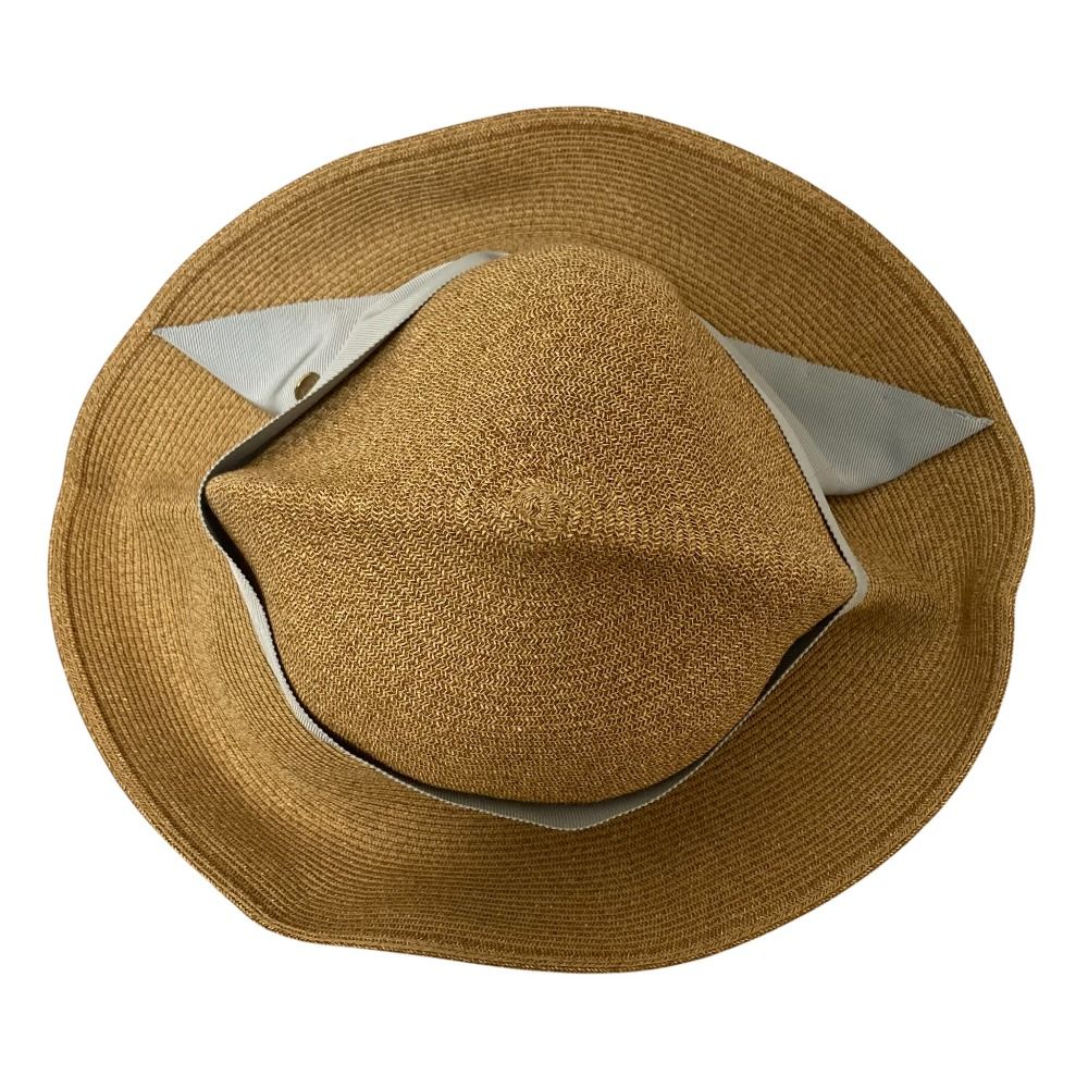 美品 Athena New York アシーナニューヨーク リボン ペーパーハット