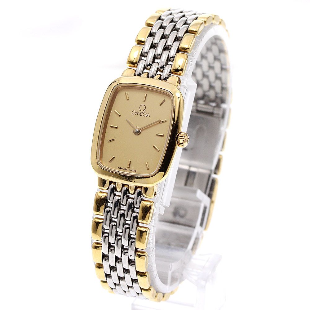 オメガ OMEGA デビル スクエア クォーツ レディース _939159 - メルカリ