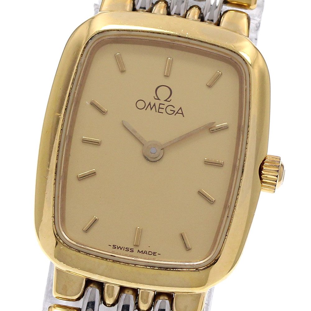 オメガ OMEGA デビル スクエア クォーツ レディース _939159 - メルカリ