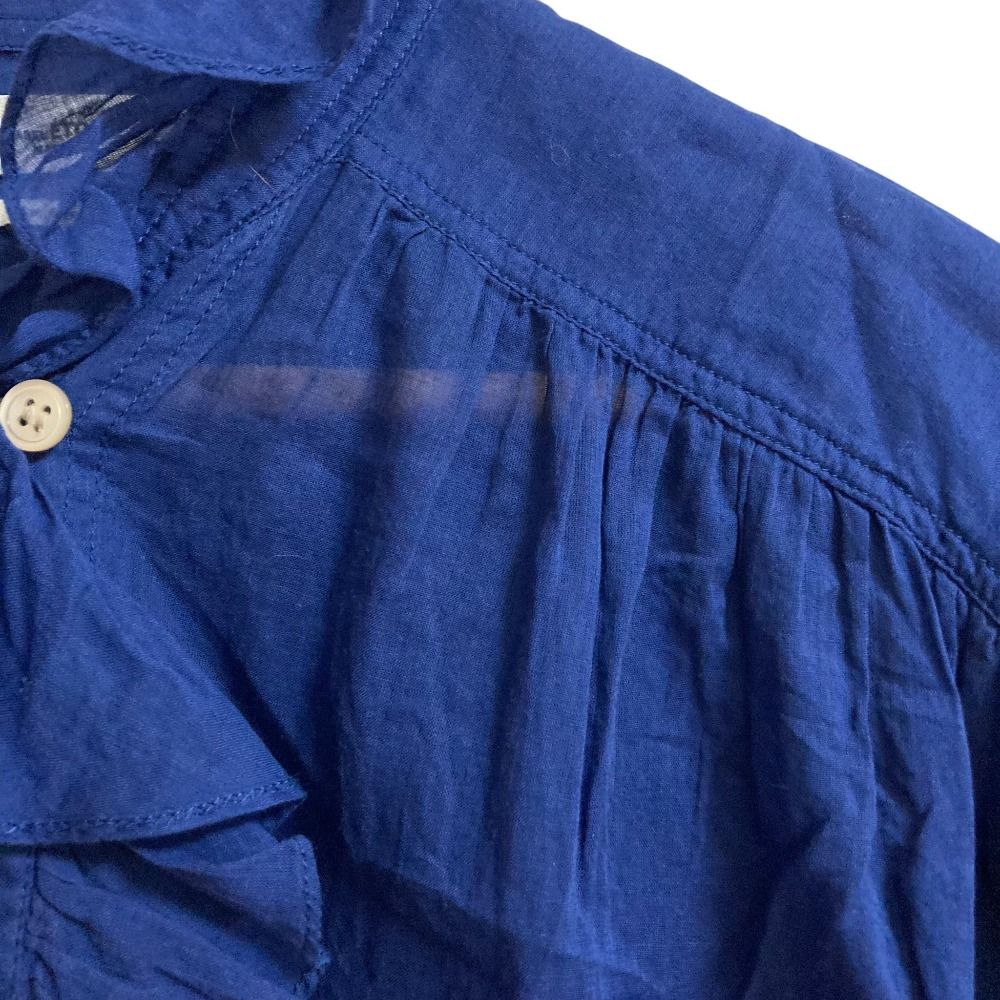 ✨ISABEL MARANT イザベルマラン シルク プリントブラウス 青L相当 ✨ISABEL MARANT イザベルマラン シルク プリントブラウス 青L相当