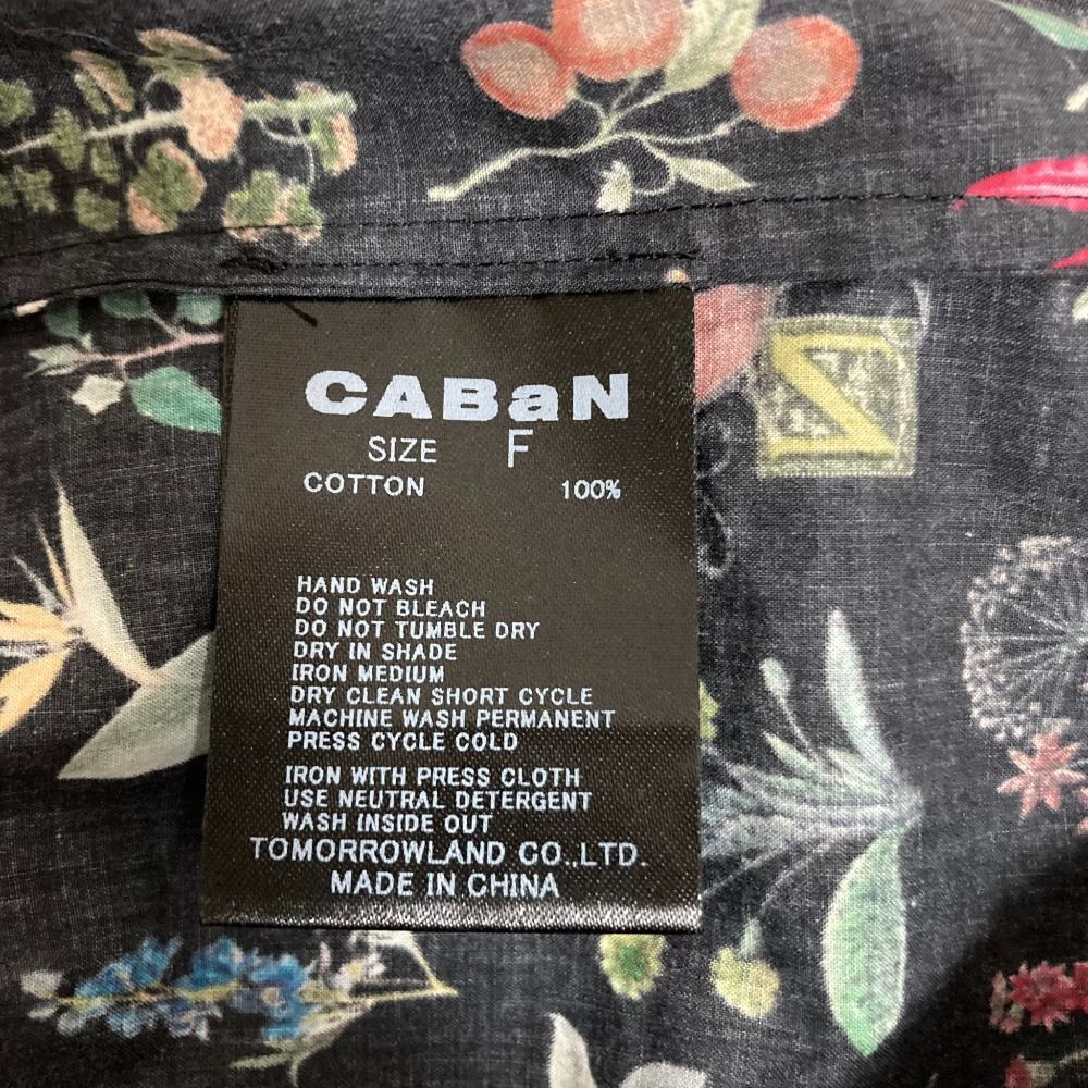 美品 23SS CABaN キャバン トゥモローランド コットンブロード ALL 