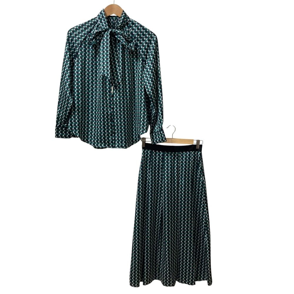 未使用 DRESSTERIOR ドレステリア ジオメトリックプリントボウタイ 