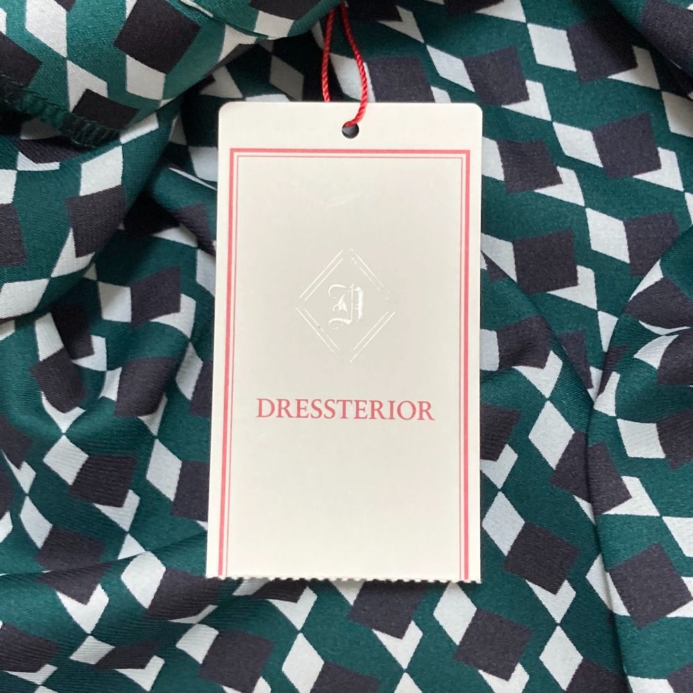 未使用 DRESSTERIOR ドレステリア ジオメトリックプリントボウタイ 