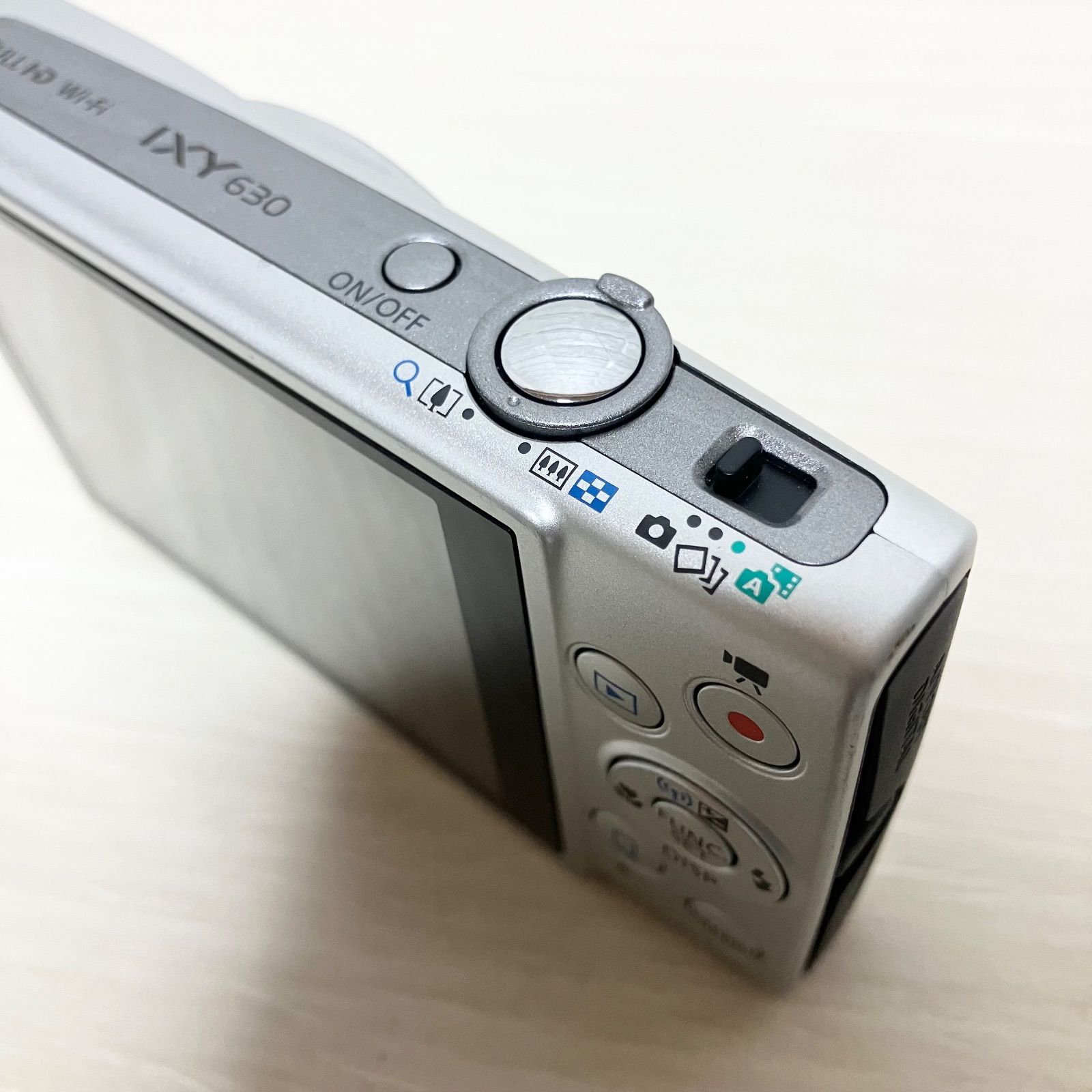 美品！キャノン イクシー 630 CANON IXYシルバー PC2052 wifi デジカメ