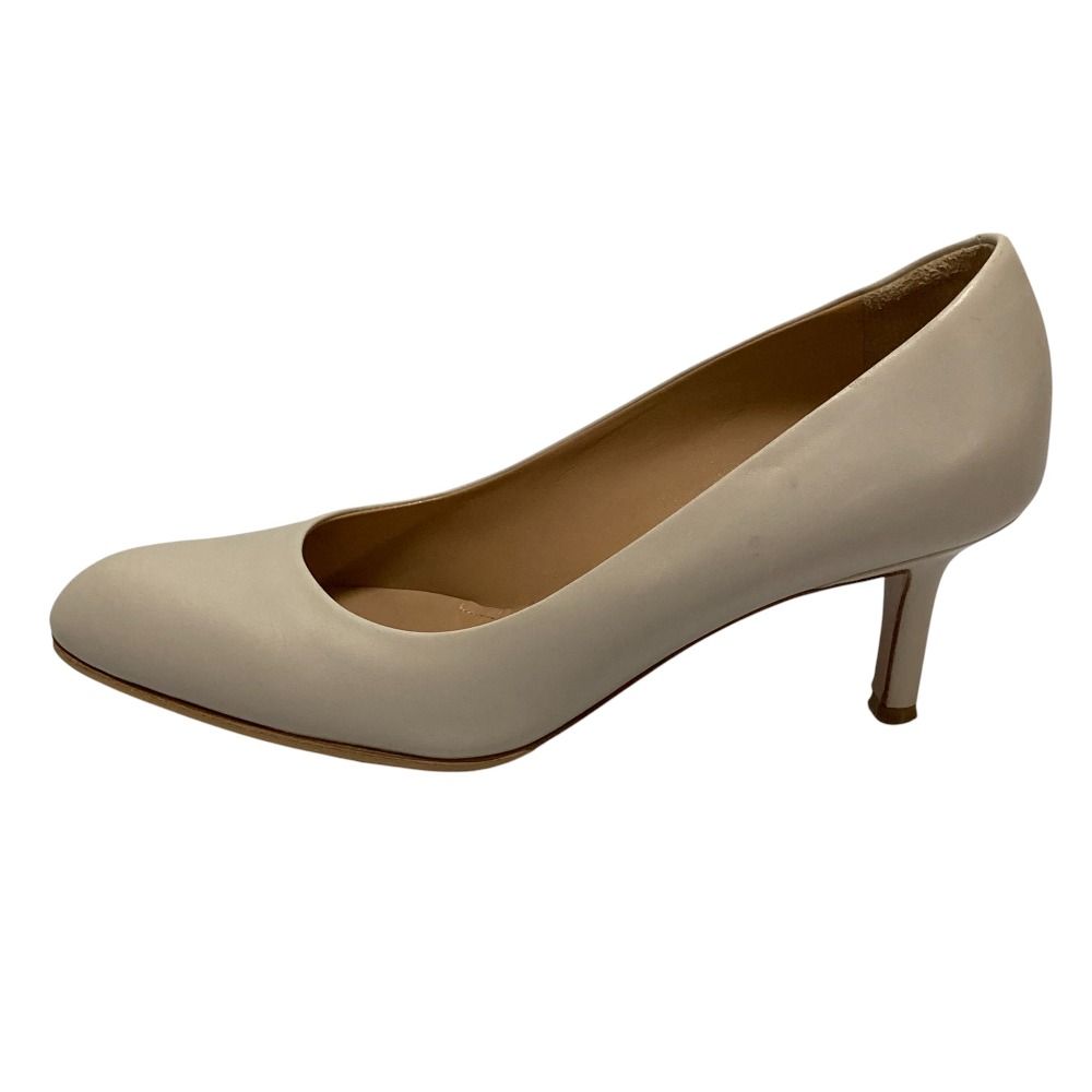 美品 PELLICO ペリーコ METRO 6.5cm アーモンドトゥ レザーパンプス