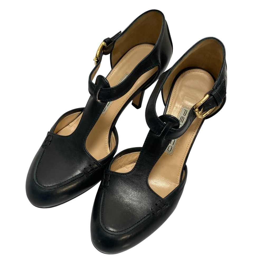 美品 PELLICO ペリーコ TAPA Tストラップ レザーパンプス サイズ35 1/2