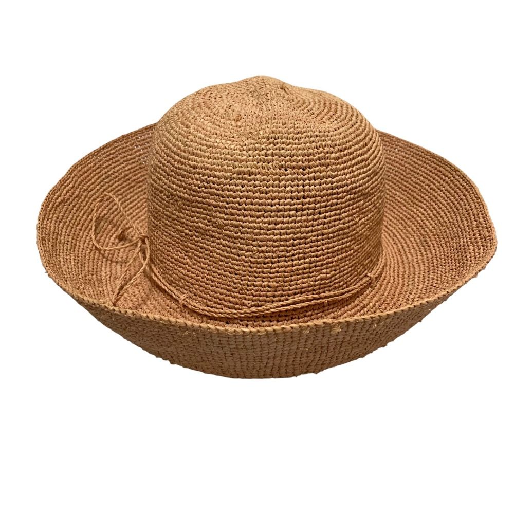 良品 HELEN KAMINSKI ヘレンカミンスキー ラフィアハット ピンク