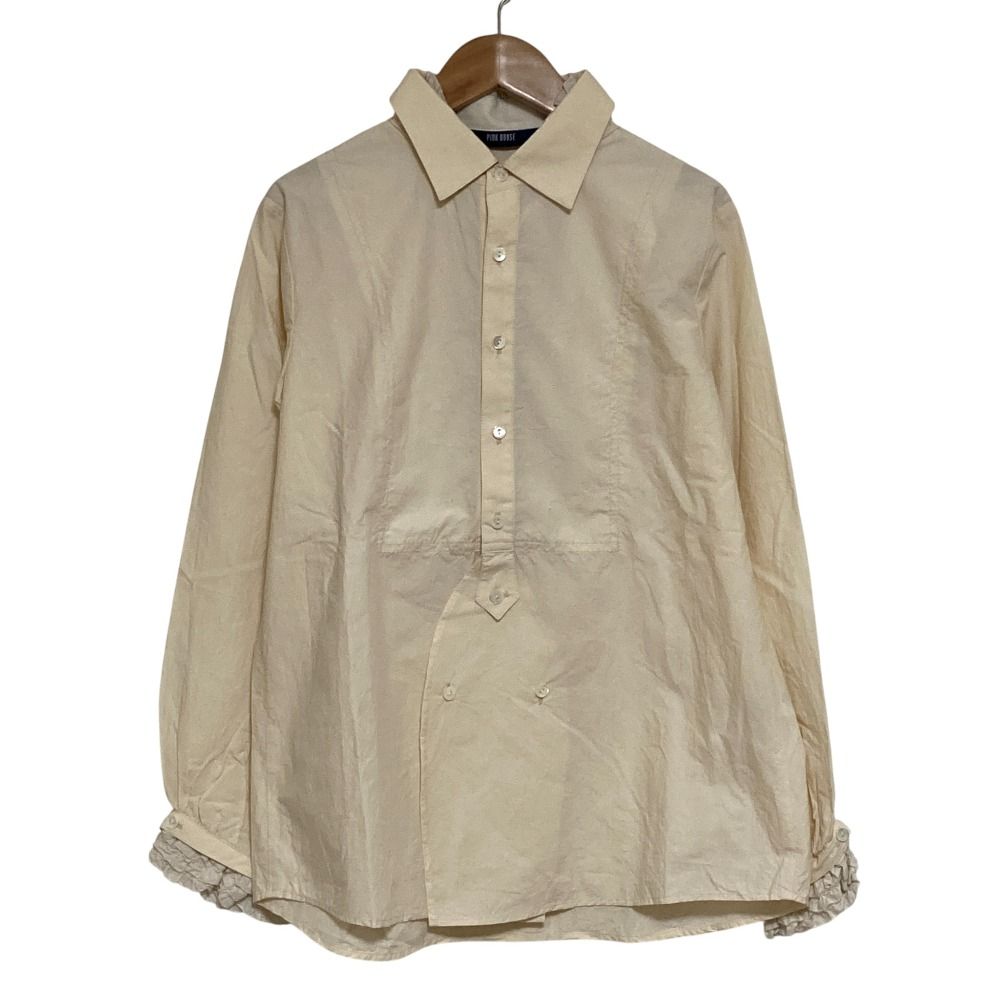 美品 PINK HOUSE ピンクハウス レイヤード ピコフリル ロングスリーブ