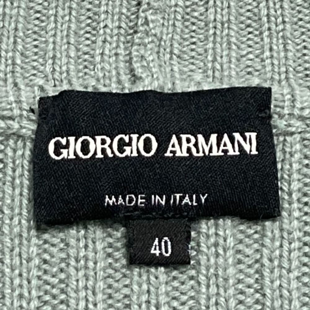 良品 GIORGIO ARMANI ジョルジオアルマーニ タートルネック リブニット