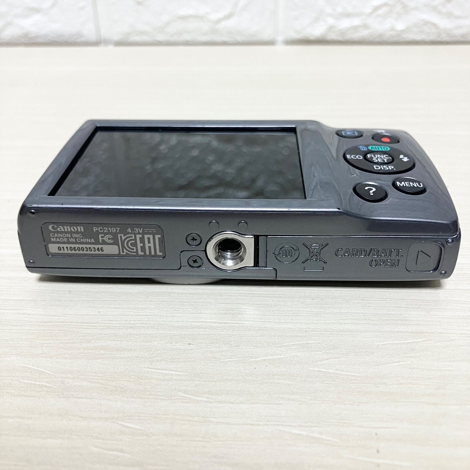 美品！ キャノン イクシー150 CANON IXY PC2197 バッテリ付き シルバー