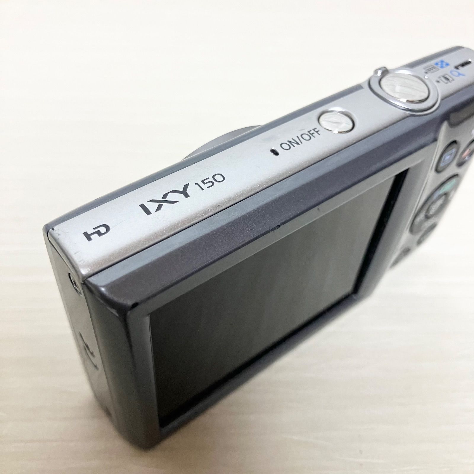 美品！ キャノン イクシー150 CANON IXY PC2197 バッテリ付き シルバー