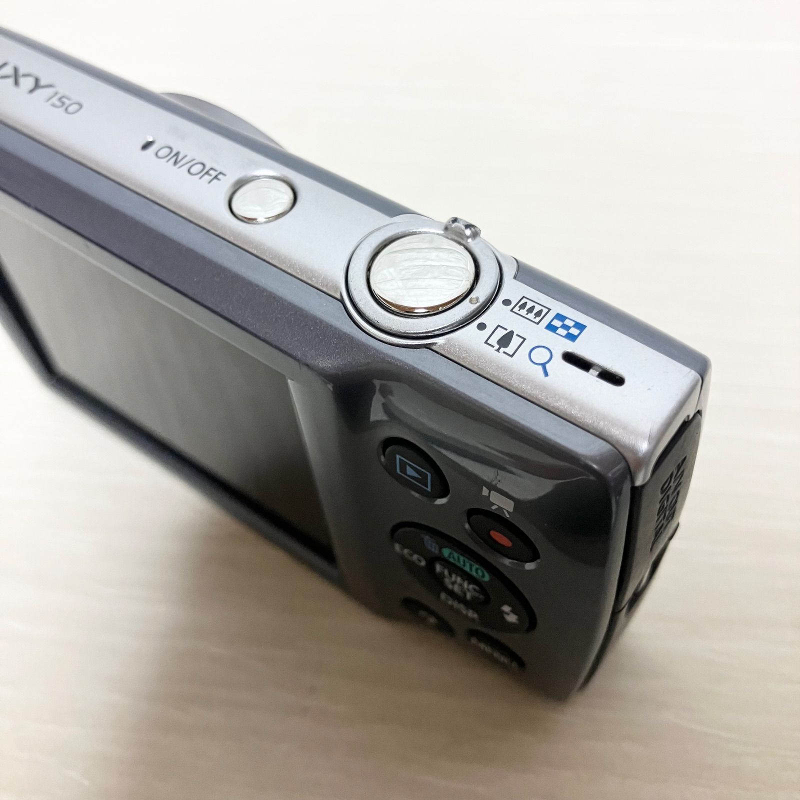 美品！ キャノン イクシー150 CANON IXY PC2197 バッテリ付き シルバー