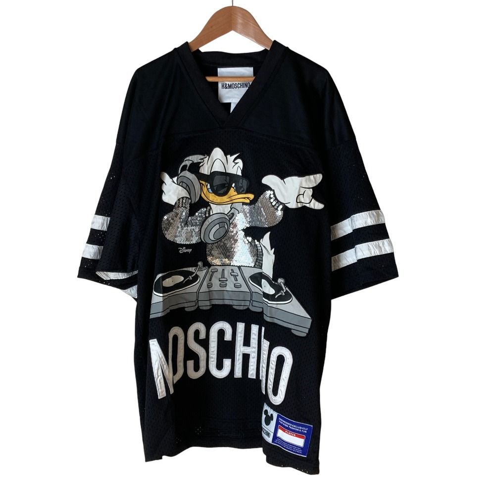 新品未使用　Ｈ＆Ｍ　MOSCHINO ディズニー　Tシャツ　ドナルド　デイジー 美品 MOSCHINO H&M モスキーノ エイチアンドエム ディズニー ドナルド