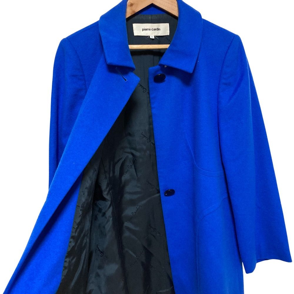 良品 pierre cardin ピエールカルダン カシミヤ100％ デザインコート