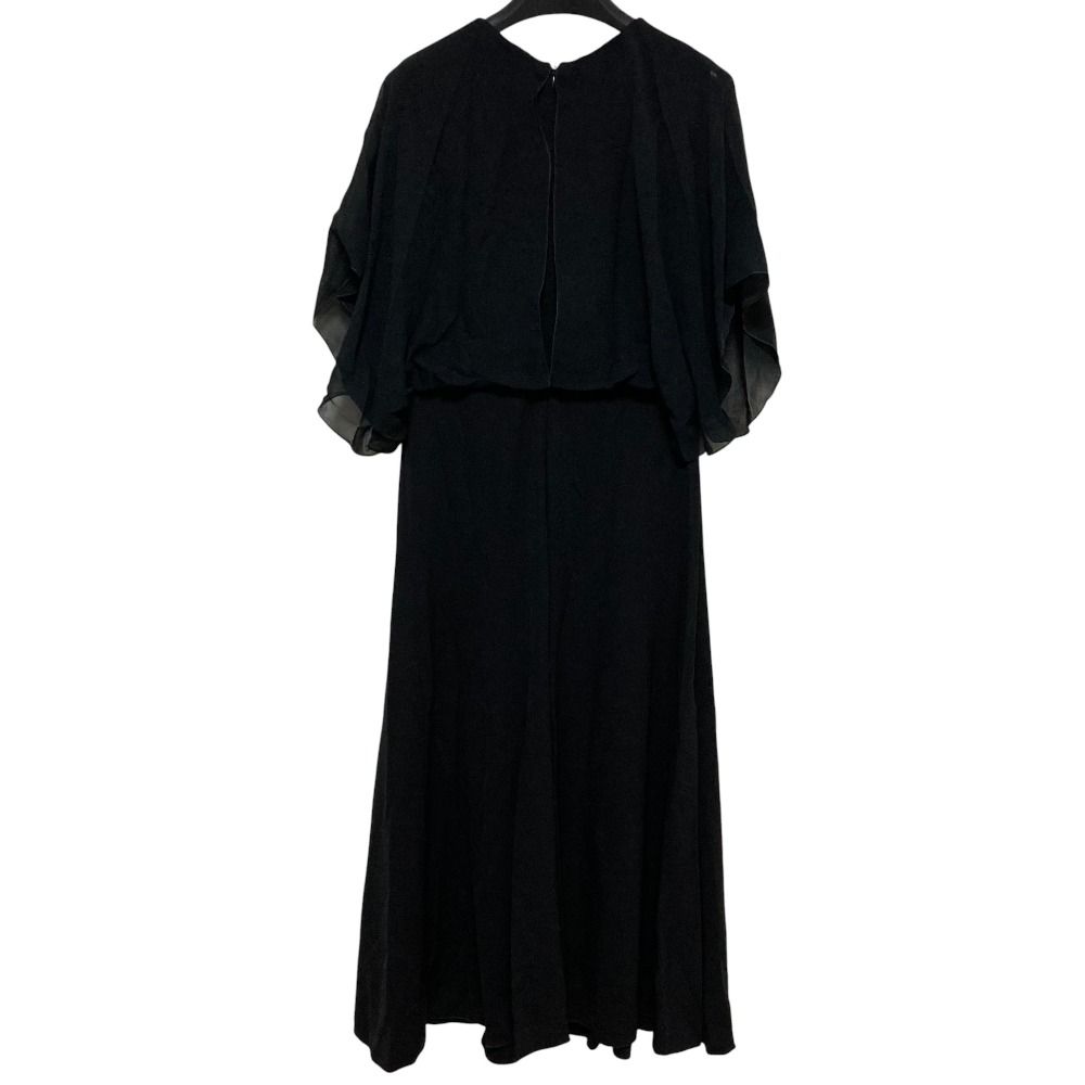 MaxMara ブラック　シルク　ドレス 美品 Max Mara Studio マックスマーラステュディオ フラワー刺繡