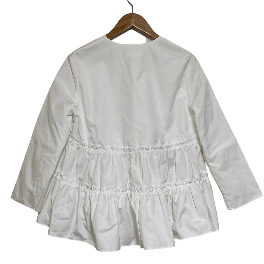 良品 OHGA オーガ ギャザー ティアード ブラウス プルオーバー サイズF