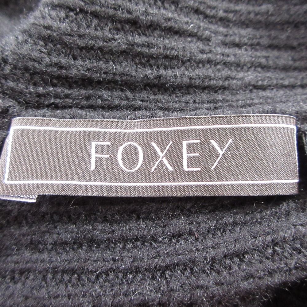 美品 FOXEY フォクシー リトル カシミヤ100％ ニット ボレロ ショート
