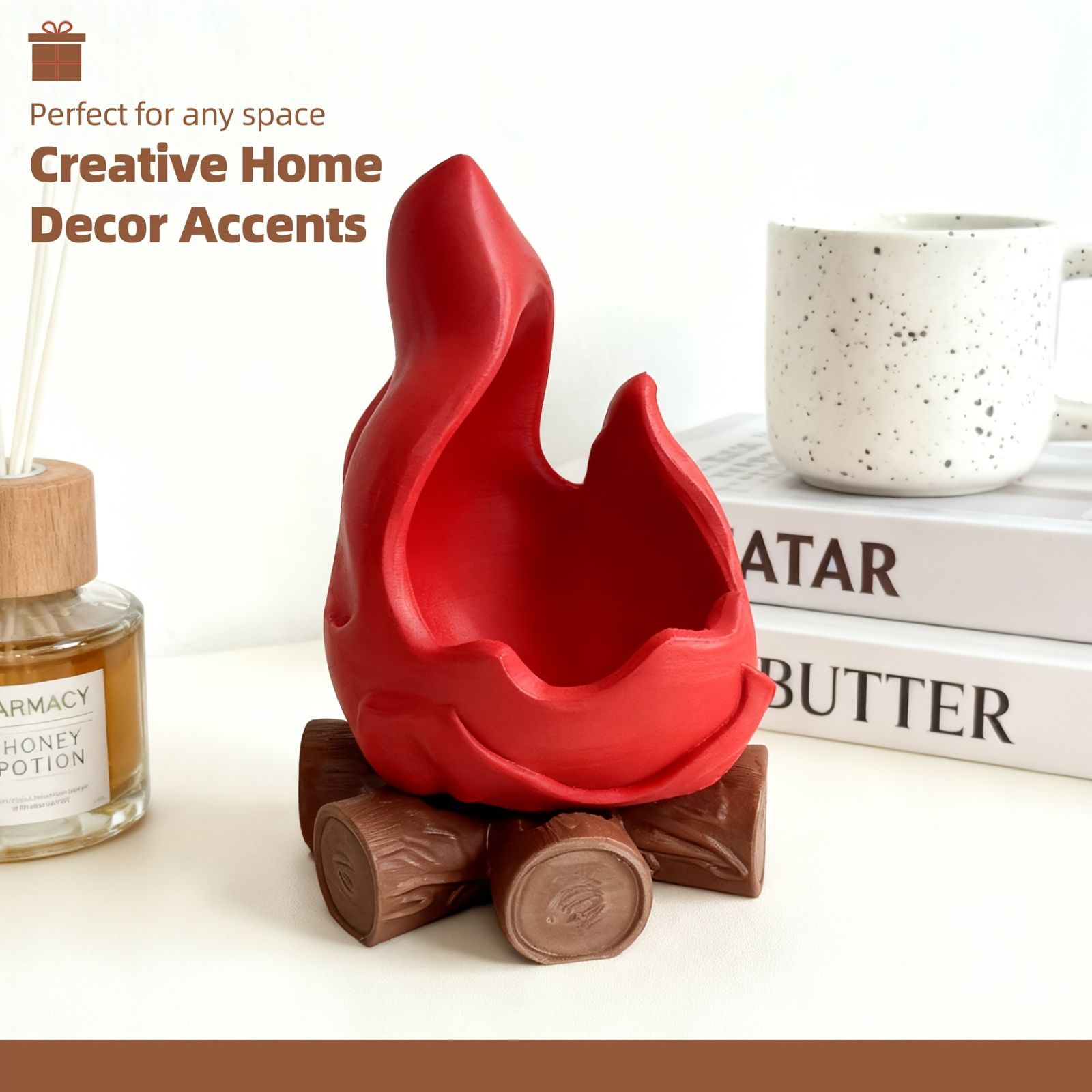 小物入れ 鍵置き 置物 インテリア オブジェ 焚火型 玄関 アクセサリー