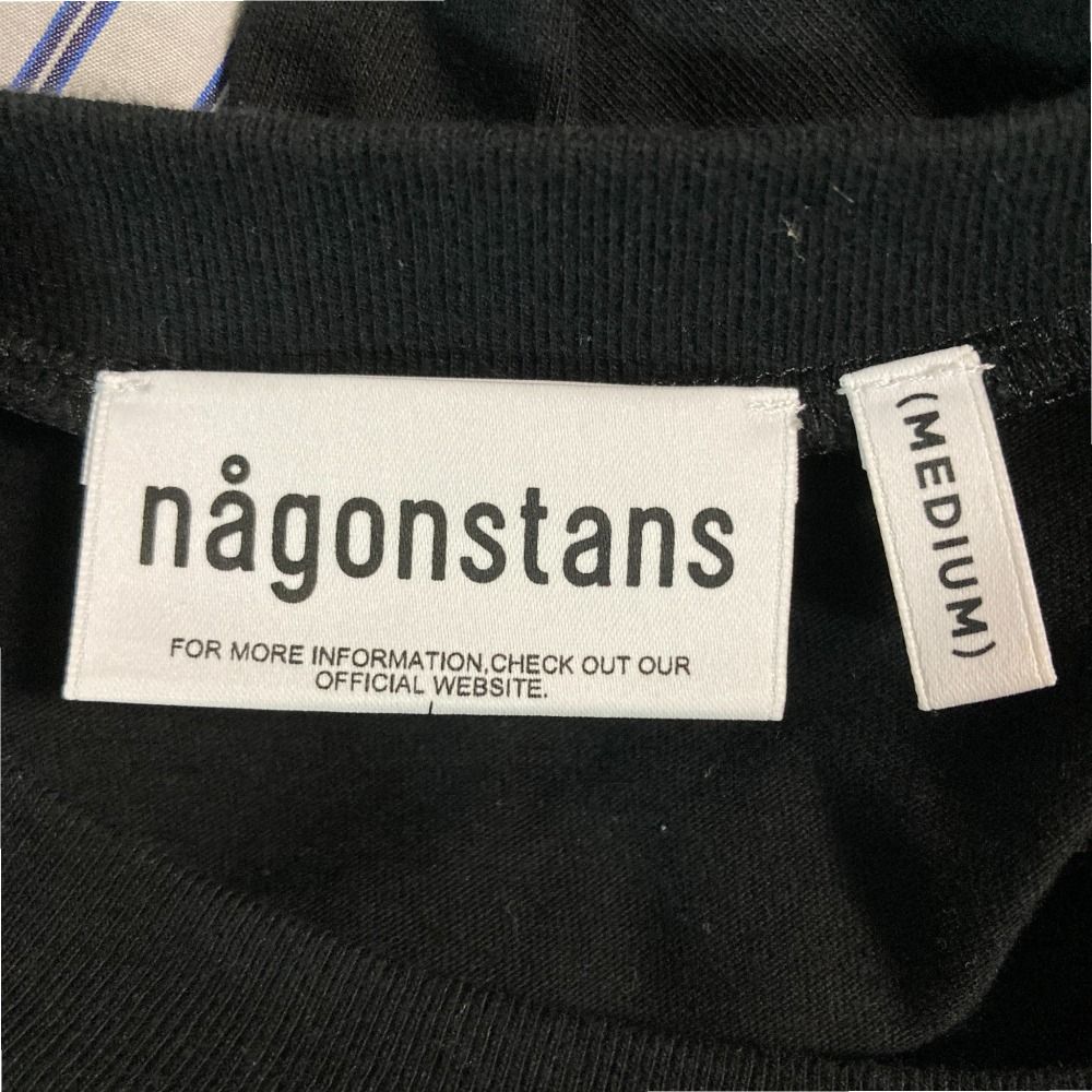 nagonstans ナゴンスタンス アシンメトリー ミックス プルオーバー 美品 23AW nagonstans ナゴンスタンス アシンメトリーミックスプル