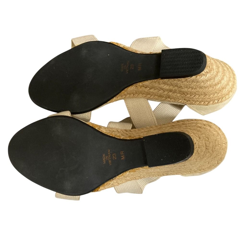 未使用 DIANA ダイアナ サンダル 23cm ベージュ レディース 古着 中古