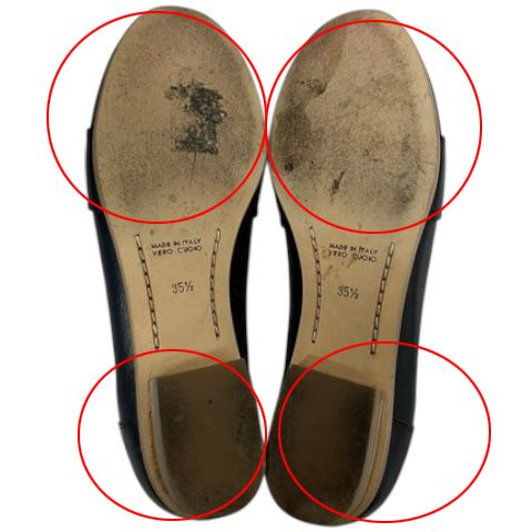 ペリーコ PELLICO パンプス 無地 イタリア製 35 1/2 紺 ネイビー