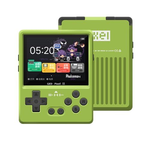 GKD Pixel II RK3326S レトロポータブルゲーム機 CNCアルミニウム金属