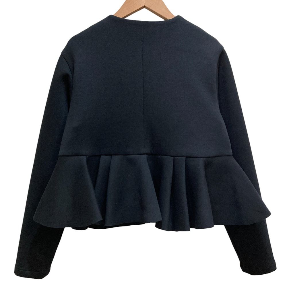 TSURU by MARIKO OIKAWA フリルジャケット　ブラック 美品 23AW TSURU by MARIKO OIKAWA ツルバイマリコオイカワ Demi