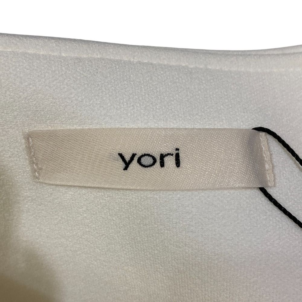 未使用 24SS yori ヨリ フリルギャザージレ ベスト YR25-24045SP