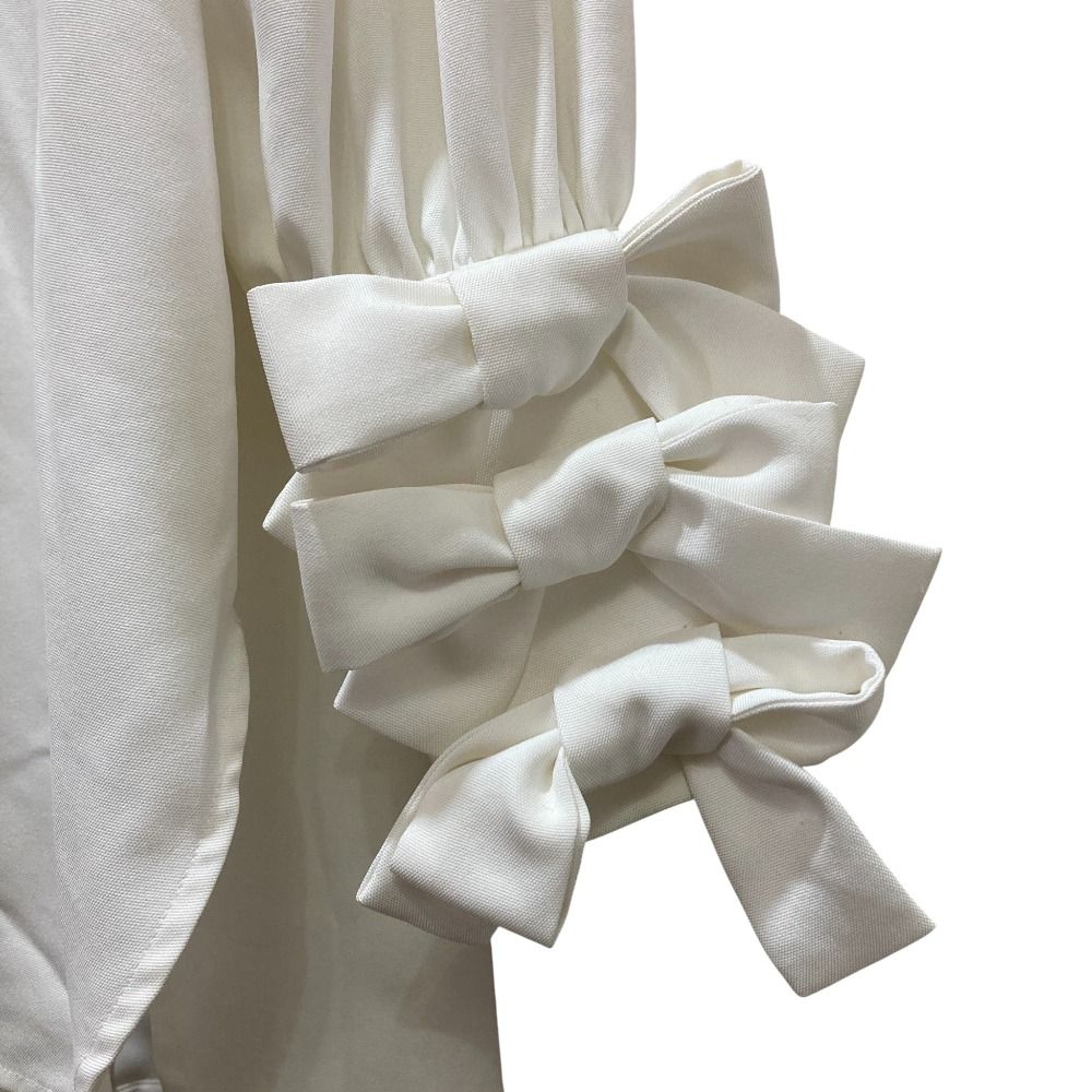 美品 shirocon yori シロコン ヨリ ロングスリーブ リボンカフス