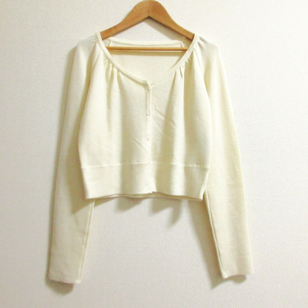 美品 FOXEY フォクシー カシミヤ シルク ニットカーディガン 36536