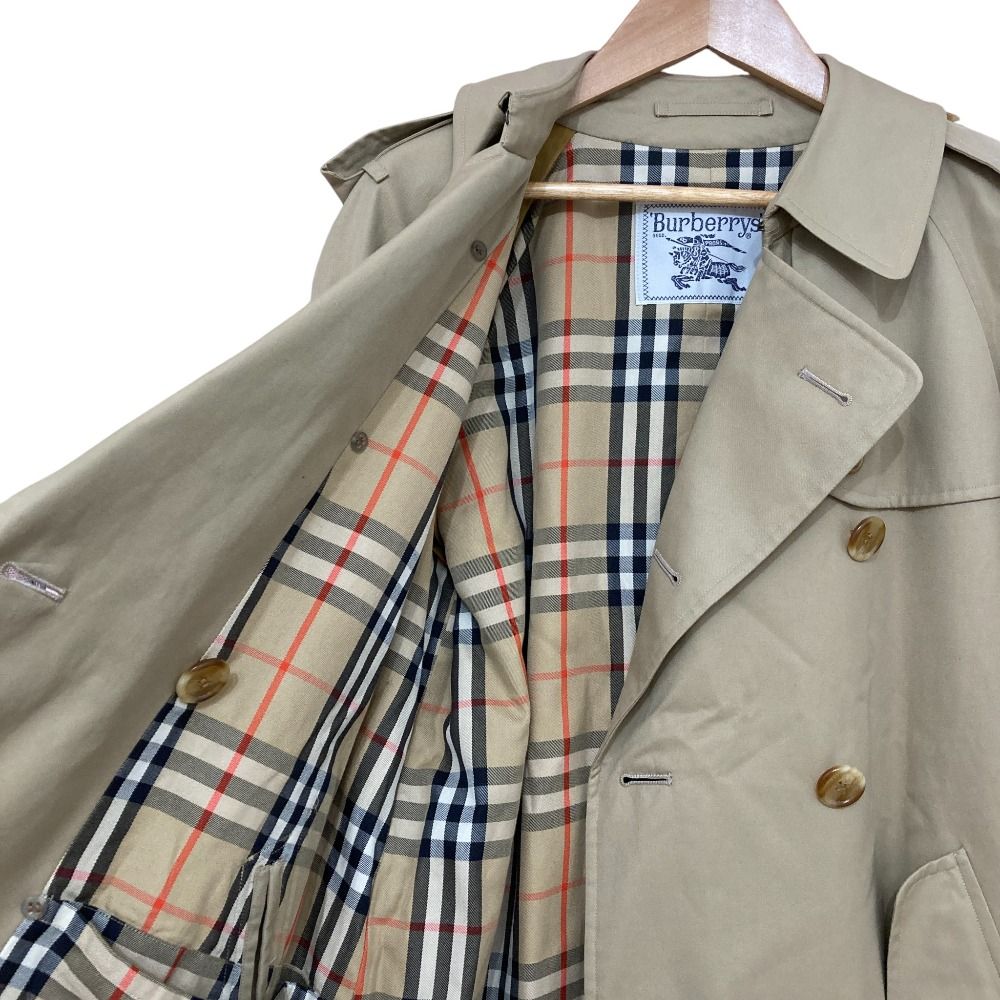 良品 BURBERRYS バーバリーズ ヴィンテージ 裏地ノバチェック トレンチ