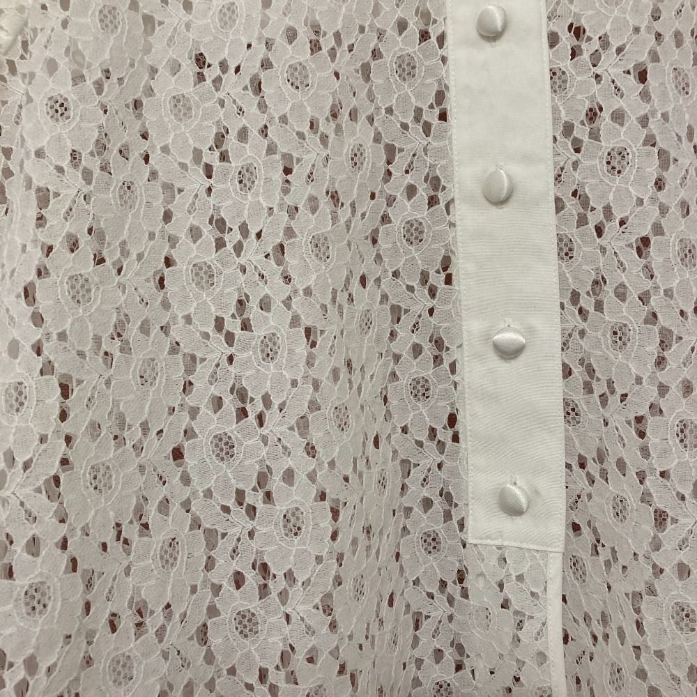 美品 25AW yori ヨリ フロッキーレースシャツ YR21-25144AW サイズF