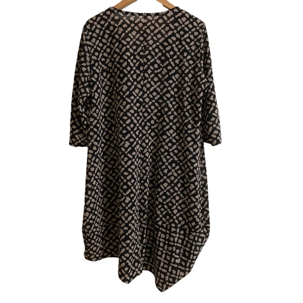 美品 Sensounico センソユニコ 総柄 変形裁断 チュニックカットソー