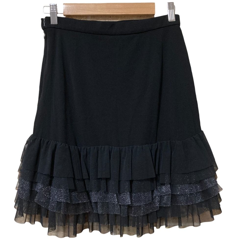 美品 VIVIENNE TAM ヴィヴィアンタム ティアードフリル パワーネット