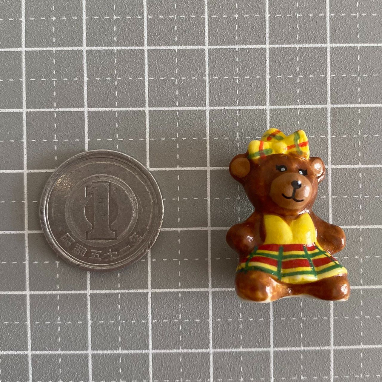 プロヴァンスのくまさんのフェーブ／フランス雑貨／陶器ミニチュア