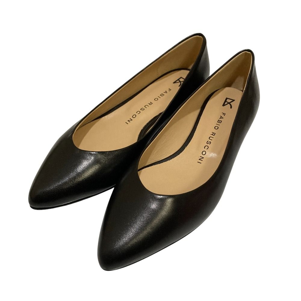 美品 FABIO RUSCONI ファビオルスコーニ S RAFFAELLA NATUR フラット