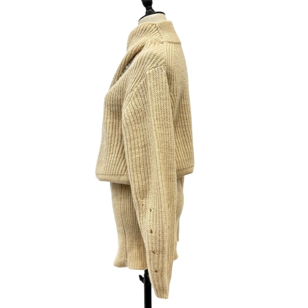 美品 TOGA ARCHIVES トーガ アーカイブス 変形カラー ウールニット