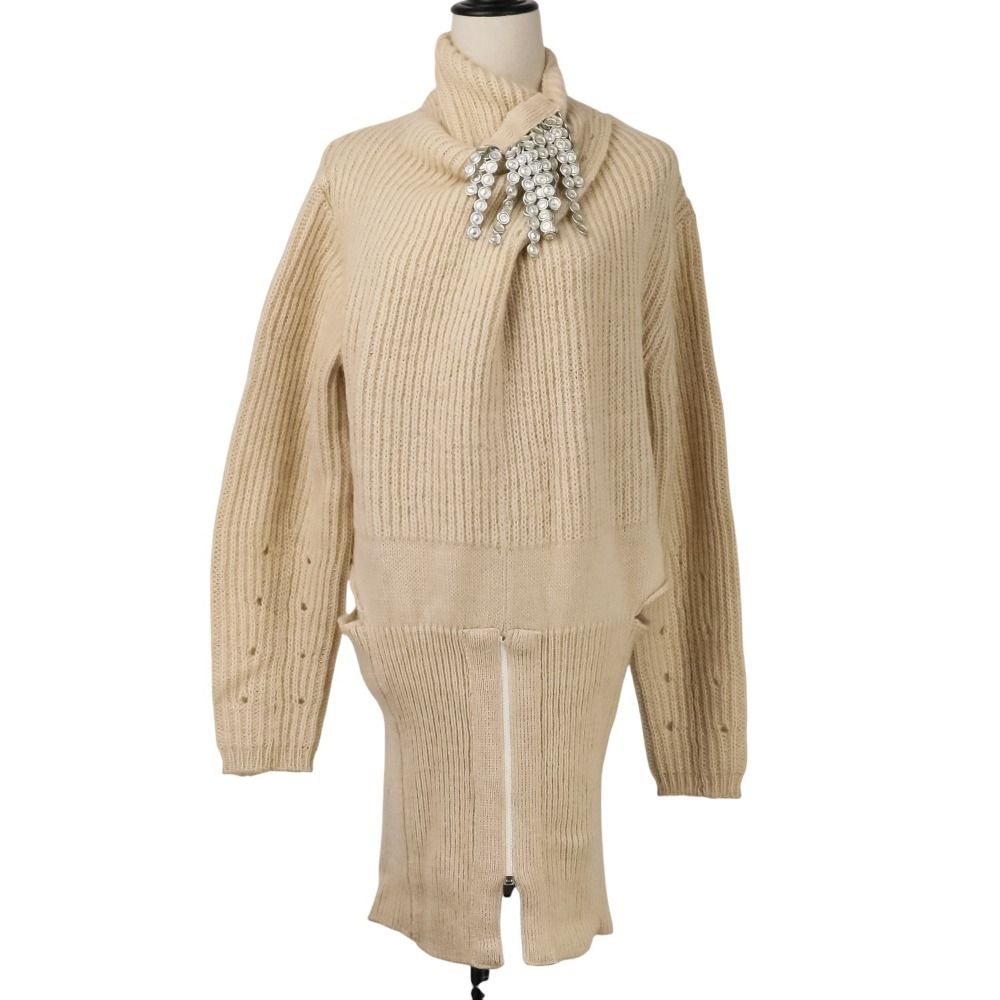 美品 TOGA ARCHIVES トーガ アーカイブス 変形カラー ウールニット