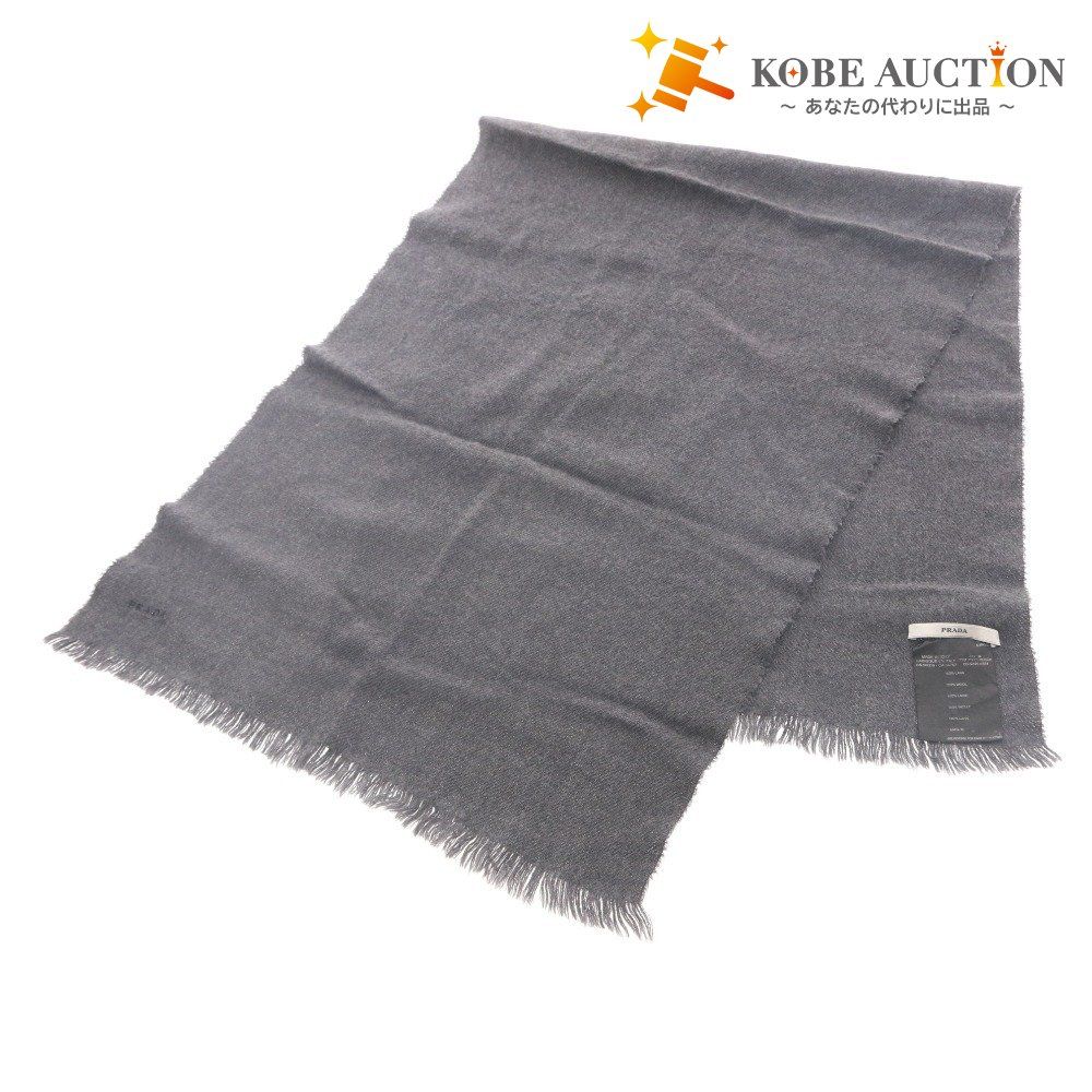 □ プラダ マフラー ファッション小物 ロゴ シンプル メンズ