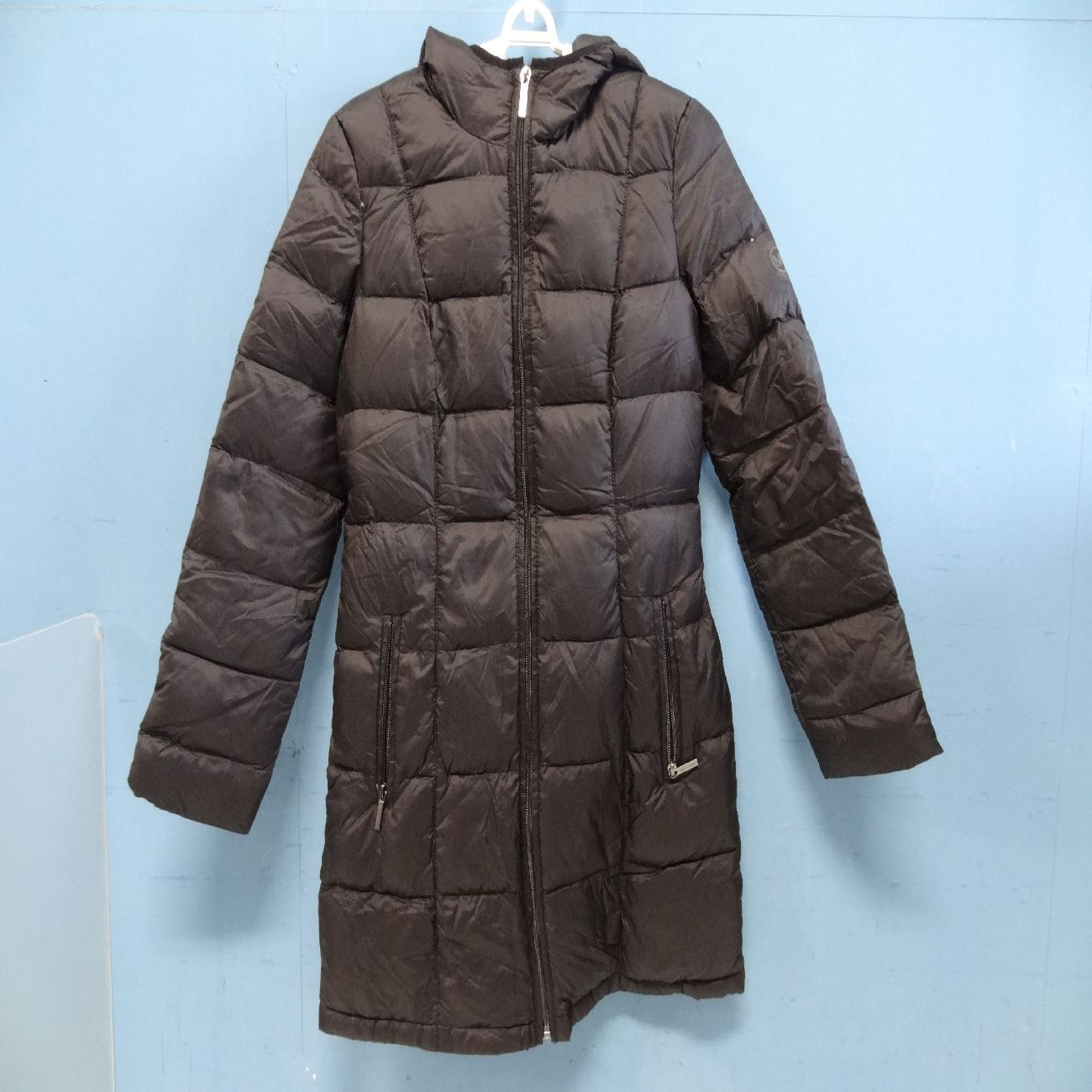 マイケルコース MICHAEL KORS 軽量ダウンコート フード付き ロング