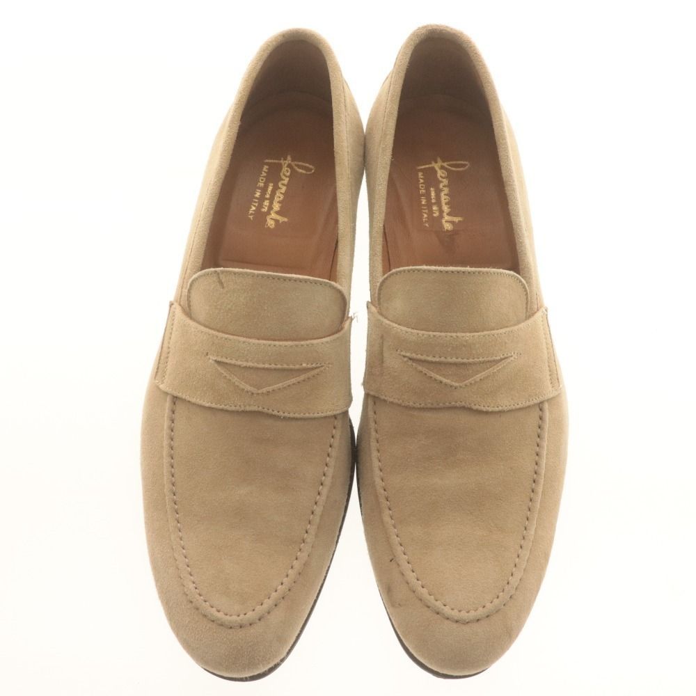 □ Ferrante フェランテ スリッポン シューズ 靴 スエード ローファー