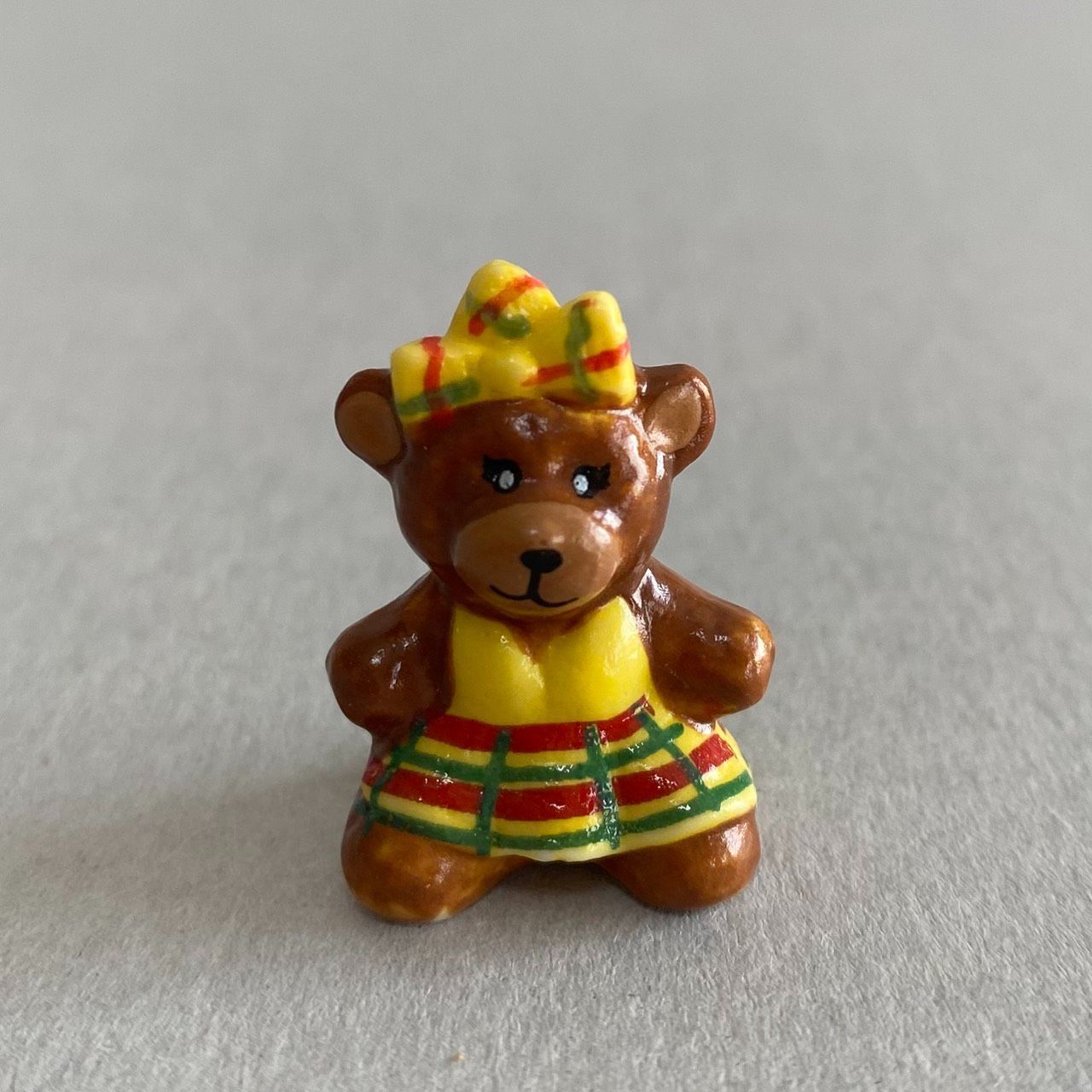 プロヴァンスのくまさんのフェーブ／フランス雑貨／陶器ミニチュア