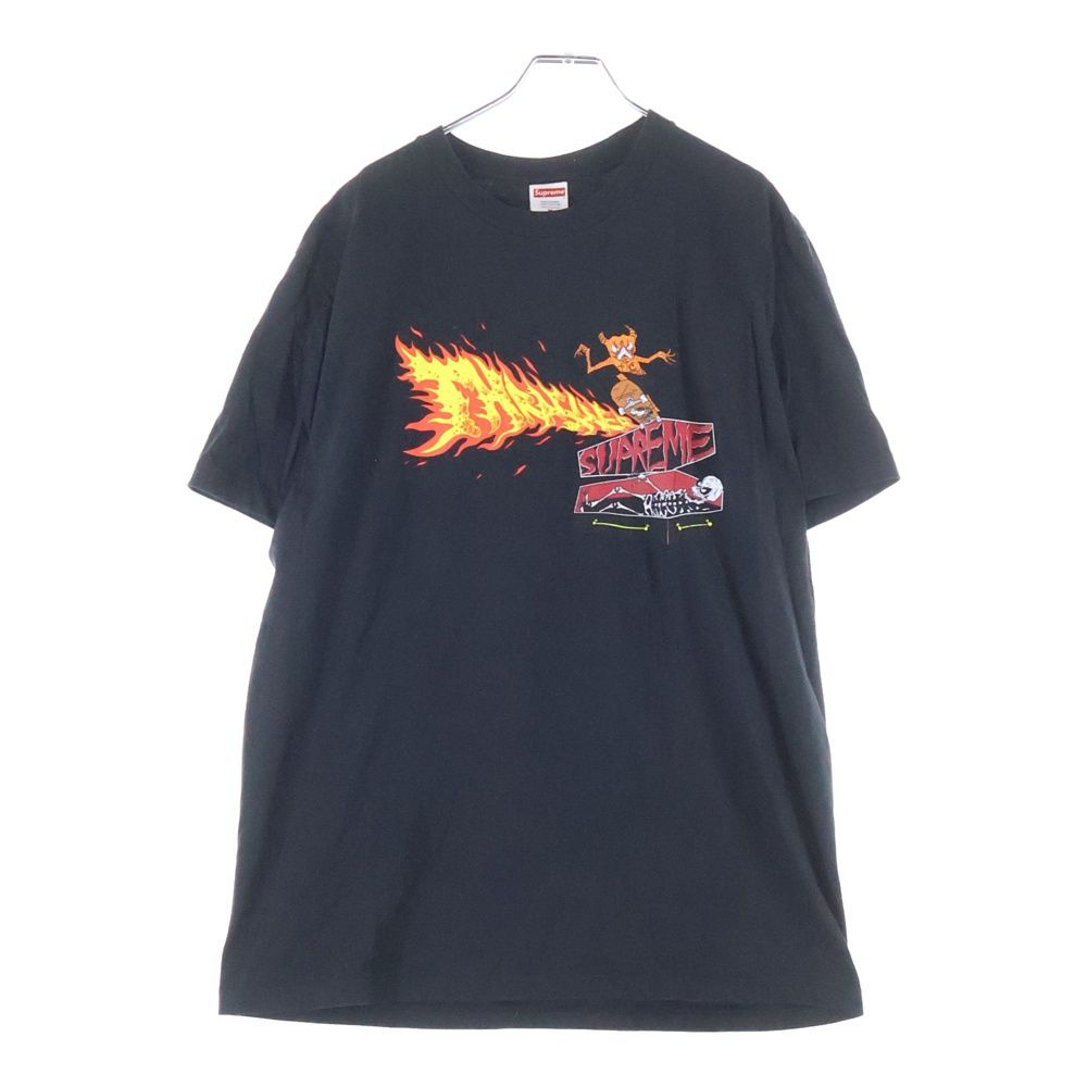 シュプリーム&スラッシャーコラボTシャツ SUPREME (シュプリーム) 24AW ×Thrasher Back Tail Tee スラッシャー