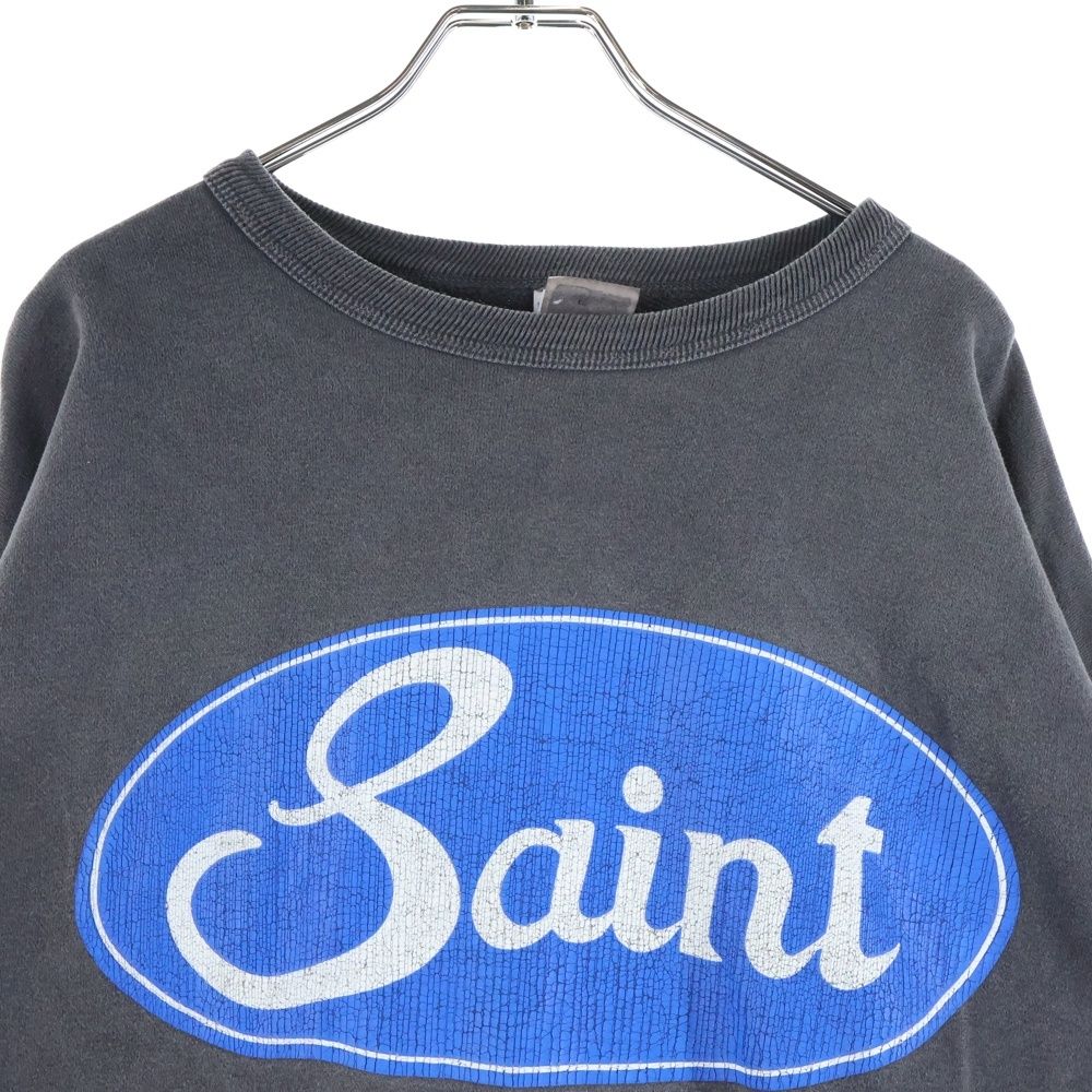 SAINT MICHAEL (セントマイケル) 23AW CRW N SWT ダメージ加工 クルー