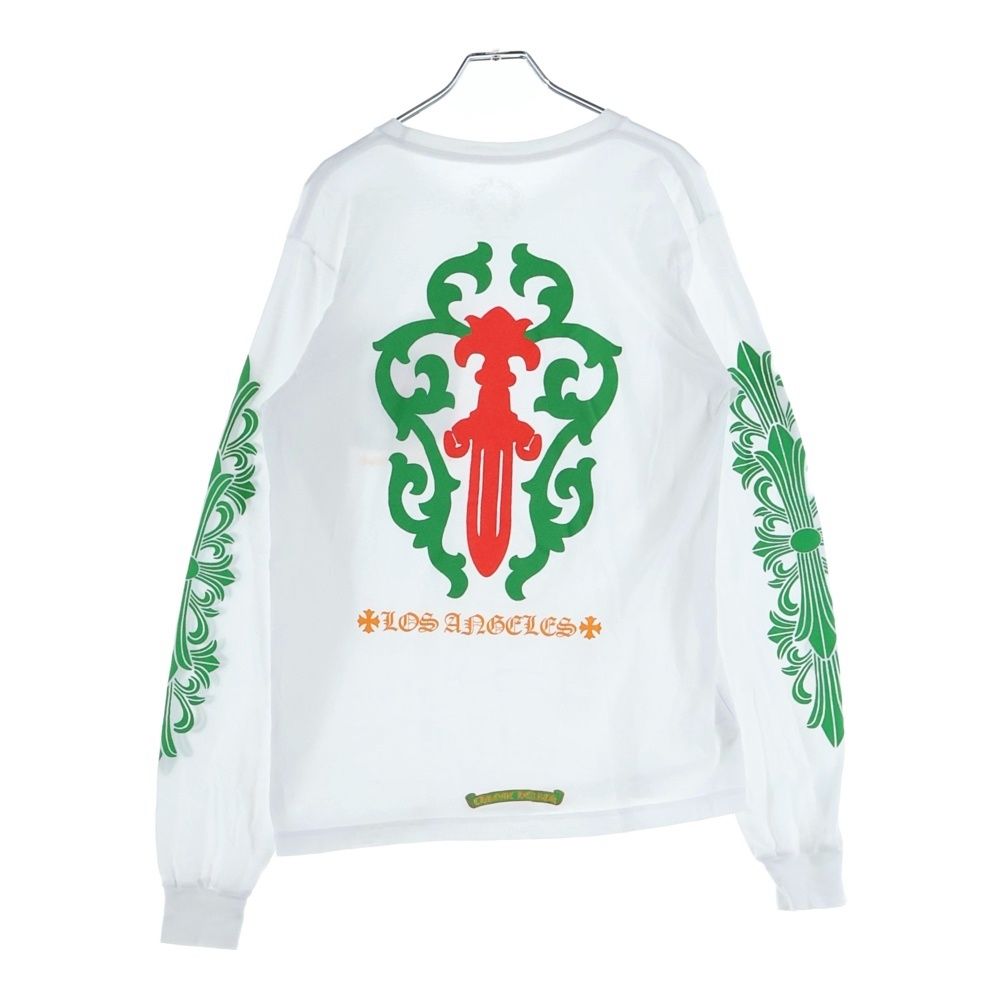 CHROME HEARTS (クロムハーツ) Los Angeles Dagger Print L/S Tee